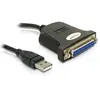 Bild von Delock USB - Paralell Adapter (0.80 m, Parallel (Drucker)), Schnittstellenkabel