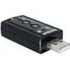 Bild von Delock USB Sound Adapter 7.1 (USB 2.0), Soundkarte, Schwarz