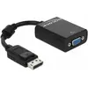 Bild von Delock DP zu (VGA, 12.50 cm), Data + Video Adapter, Schwarz