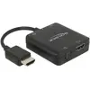 Bild von Delock HDMI Audio 5.1 Extractor (Winkeladapter), Audio Adapter, Schwarz