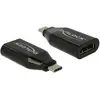 Bild von Delock Monitoradapter USB Typ-C zu (HDMI, 4.86 cm), Data + Video Adapter, Schwarz