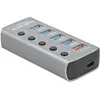 Bild von Delock USB 3.2 Hub (USB-B, 6 Ports), Dockingstation + USB Hub, Grau
