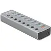 Bild von Delock USB 3.2 Hub (USB-B, 9 Ports), Dockingstation + USB Hub, Grau