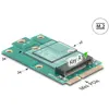 Bild von Delock 64339 Adapter Mini PCIe Stecker> M.2 Key A Slot (64339), Kontrollerkarte