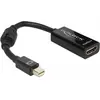 Bild von Delock Mini-DisplayPort zu (HDMI, 18 cm), Data + Video Adapter, Schwarz