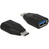 Bild von Delock USB-A   USB-C (USB-A, 3.50 cm), Data + Video Adapter, Schwarz