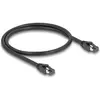 Bild von Delock RJ45 Netzwerkkabel Cat.8.1 S/FTP 50 cm bis 40 Gbps schwarz (PiMF, S/FTP, SFTP, CAT8.1, 0.50 m), Netzwerkkabel