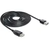Bild von Delock USB A   USB A (5 m, USB 2.0, 2.50 W), USB Kabel