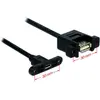 Bild von Delock USB2.0-Kabel A-MicroB: 25cm, zum Einbau (0.25 m, USB 2.0, 2.50 W), USB Kabel