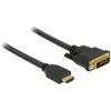 Bild von Delock HDMI (Typ A)   DVI (1.50 m), Videokabel, Schwarz