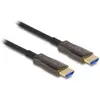 Bild von Delock Aktives Optisches HDMI Kabel mit Metallarmierung 8K 60 Hz 10 m (10 m), Videokabel, Schwarz