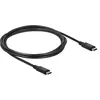 Bild von Delock USB-C   USB-C (2 m, USB 3.2 Gen 2x2, 100 W), USB Kabel