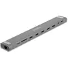 Bild von Delock USB Type-C  Slim Dockingstation 4K (USB-C, 7 Ports), Dockingstation + USB Hub, Schwarz, Grau