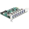 Bild von Delock PCI Express x1 Karte zu 7 x extern USB 5 Gbps Typ-A Buchse, Kontrollerkarte