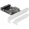 Bild von Delock PCI-Express-Karte 2x USB 3.0 intern (Pfostenstecker), Kontrollerkarte