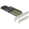 Bild von Delock Host Bus Adapter PCI-Ex16v4 - M.2 Key-B, M.2 Key-M, mSATA, Storage Controller
