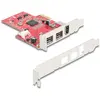 Bild von Delock PCI Express x1 Karte zu 2 x extern FireWire B + 1 x e, Kontrollerkarte