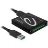 Bild von Delock Card Reader Extern (USB 3.0), Speicherkartenlesegerät, Schwarz
