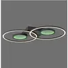 Bild von Just Light, Deckenleuchte, TUNEL LED Deckenleuchte CCT Dimmbar 35,8W 2-fach schwarz 15160-18