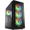 Bild von Sharkoon TG6M RGB Tower (ATX, mATX, Mini-ITX), PC Gehäuse, Schwarz