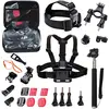 Bild von Rollei Actioncam Mount Set Outdoor, Action Cam Zubehör, Schwarz, Rot, Orange