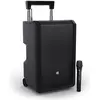 Bild von LD Systems ANNY 10 HHD B6 - 10" Mobiler Bluetooth PA-Lautsprecher mit Akku, Mixer und 1x Funkmikrofon (1x 80 W), PA Lautsprecher, Schwarz