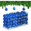 Bild von Relaxdays, Christbaumschmuck, 96-tlg. Weihnachtskugeln-Set (96x)