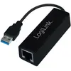 Bild von LogiLink Gigabit Adapter (USB, RJ45 (1x)), Netzwerkadapter, Schwarz