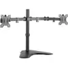 Bild von LogiLink 2-fach Monitor-Schreibtischständer (Tisch, 32", 8 kg), Monitor Halterung, Schwarz