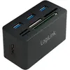 Bild von LogiLink CR0042 (USB 3.0), Speicherkartenlesegerät, Schwarz