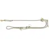 Bild von Trixie Soft Rope Hondenriem Verstelbaar Grijs / Lichtgrijs (S, Hund, Hundesport), Halsband + Leine