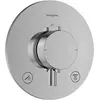 Bild von hansgrohe, Duscharmatur + Badewannenarmatur, Thermostat-Einbau mit Sicherheitsstopp, Mengkran für zwei Funktionen