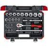 Bild von Gedore Red, Steckschlüssel + Stecknuss, red R69013024 Steckschlüssel-Satz 1/2" 10-32mm 24-teilig (10 mm, 11 mm, 12 mm, 13 mm, 14 mm, 15 mm, 16 mm, 17 mm, 18 mm, 19 mm, 20 mm, 21 mm, 22 mm, 23 mm, 24 mm, 26 mm, 27 mm, 28 mm, 30 mm, 32 mm)