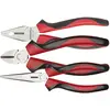 Bild von Gedore Red, Zange, red Zangen-Satz, Werkzeug-Set mit Kombinationszange/Seitenschneider/Flachrundzange, R28002003 (237 mm)