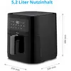 Bild von Medion Heissluft-Fritteuse MD 11740, Fritteuse, Schwarz