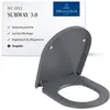 Bild von Villeroy & Boch, WC Deckel, Subway 3.0 WC-Sitz, mit Absenkautomatik und abnehmbaren Sitz