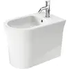 Bild von Duravit, Toilette + Bidet, Stand-Bidet WHITE TULIP back to wall m ÜL m HLB 1 Hahnloch weiss