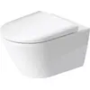 Bild von Duravit, Toilette + Bidet, Wand-WC-Set D-NEO tief rim. mit WC-Sitz inkl. Durafix weiss