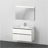 Bild von Duravit, Badmöbelset, D-Neo Möbel-Set, Möbelwaschtisch mit Waschtischunterschrank wandhängend und LED Spiegel, 1000x200