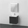 Bild von Duravit, Badmöbelset, D-Neo Möbel-Set, Möbelwaschtisch mit Waschtischunterschrank wandhängend und LED Spiegelschrank (A