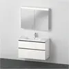 Bild von Duravit, Badmöbelset, D-Neo Möbel-Set, Möbelwaschtisch mit Waschtischunterschrank wandhängend und LED Spiegelschrank, 1