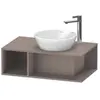 Bild von Duravit, Waschbeckenunterschrank, Waschtischunterbau D-NEO Compact 1 of Fach 260x800x480mm nussbaum dunkel (80 x 48 x 26 cm)
