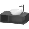 Bild von Duravit, Waschbeckenunterschrank, Waschtischunterbau D-NEO Compact 1 of Fach 260x800x480mm graphit matt (80 x 48 x 26 cm)