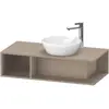 Bild von Duravit, Waschbeckenunterschrank, Waschtischunterbau D-NEO Compact 1 offenes Fach 260x1000x480mm leinen (100 x 48 x 26 cm)