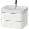 Bild von Duravit, Badezimmerschrank, WTU HAPPY D.2 PLUS 625x490mm 2 Schubk we sdm o ES (62.50 x 49 x 70 cm)