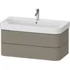 Bild von Duravit, Waschbeckenunterschrank, Happy D.2 Plus bâti-support pour lavabo suspendu, 975x490mm, 2 tiroirs, HP4388092920000 (66.40 x 42.40 x 85 cm)