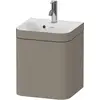 Bild von Duravit, Badmöbelset, Happy D.2 Plus c-bonded Set suspendu, 400x360mm, 1 porte, charnières à droite, 1 trou de