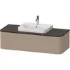 Bild von Duravit, Waschbeckenunterschrank, Happy D.2 Plus Meuble sous-lavabo sur console suspendu, 1300x550 mm, 1 tiroir, pour vasque à poser (65 x 41 x 135 cm)