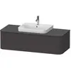 Bild von Duravit, Waschbeckenunterschrank, Happy D.2 Plus Meuble sous-lavabo sur console suspendu, 1300x550 mm, 1 tiroir, pour vasque à poser (65 x 41 x 135 cm)