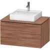 Bild von Duravit, Waschbeckenunterschrank, L-Cube Meuble sous-lavabo en console suspendu, avec plan de toilette en console, 2 tiroirs (82 x 55 x 48.20 cm)